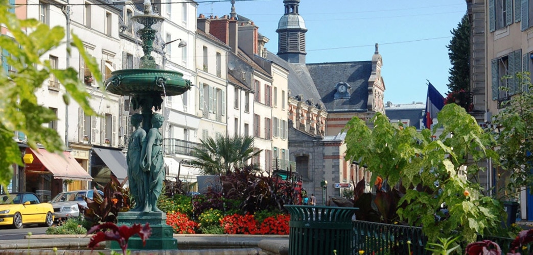 distance tours fontainebleau